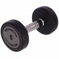 Гантель цільна професійна TechnoGym 1х5кг, код: LN-1254-5-S52