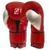 Рукавички боксерські Zelart PU 14 унцій, червоний-срібний, код: BO-1384_14_RGR-S52