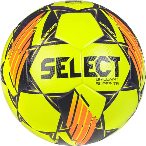 М"яч футбольний Select Brillant Super TB v24 (FIFA Quality Pro Approved) №5, жовтий-фіолетовий, код: 5703543350582