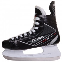 Ковзани хокейні Zelart чорний-білий, розмір 40, код: Z-0889_40-S52