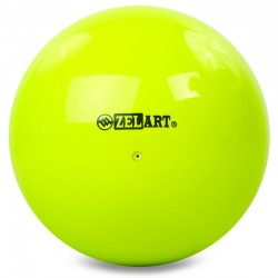 М'яч для художньої гімнастики Zelart 20 см, жовтий, код: RG200_Y