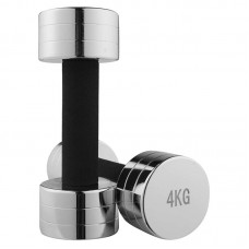 Гантель хромована FitGo гриф-неопреновий захист 1x4 кг, код: 80019-4-WS
