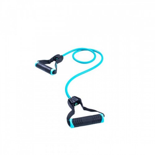 Еспандер трубчастий LivePro Tonic Tube Pro 1200х11х7 мм, блакитний-чорний, код: 6951376130720