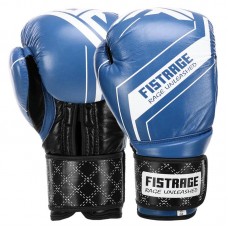 Боксерські рукавиці шкіряні Fistrage 12oz, синій, код: VL-4275_12BL Боксерські рукавиці шкіряні Fistrage 12oz, синій, код: VL-4275_12BL