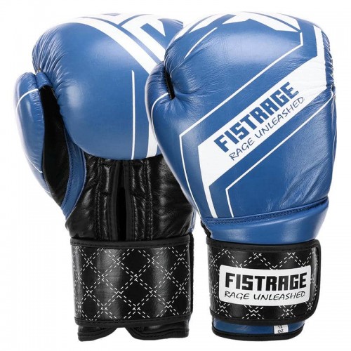 Боксерські рукавиці шкіряні Fistrage 12oz, синій, код: VL-4275_12BL Боксерські рукавиці шкіряні Fistrage 12oz, синій, код: VL-4275_12BL