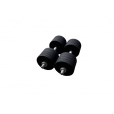 Гантелі металеві розбірні HardSport 2х38 кг, чорний, код: HS50296 Гантелі металеві розбірні HardSport 2х38 кг, чорний, код: HS50296