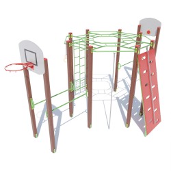 Гімнастичний комплекс Miros “Атлет друзів”, код: DIO687