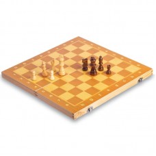 Шахи настільна гра дерев"яні на магнітах ChessTour 390х390 мм, код: W6704 Шахи настільна гра дерев"яні на магнітах ChessTour 390х390 мм, код: W6704