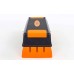 Степ-платформа Zelart 70-75x25x12-23см чорний-оранжевий, код: FI-6291-S52