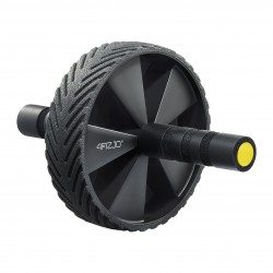 Ролик (гімнастичне колесо) для преса 4FIZJO Ab Wheel Black/Yellow, код: P-5907739314840