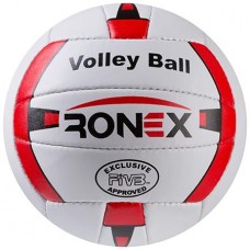 М'яч волейбольний Ronex Orignal Grippy №5, червоний-білий, код: RXV-2R-WS