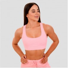 Спортивний топ GymBeam Clothing Mesh Panel Pink XL, рожевий, код: 219735-GB