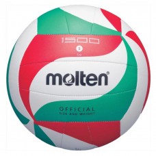 М"яч волейбольний Molten V5M1500 №5, зелений-червоний-білий, код: 4905741795801