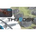 Батут із внутрішньою сіткою Thunder Inside Elite 14FT 435 см Black/Blue, код: INSIDE-ELITE-14FT-BLUE