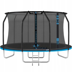 Батут із внутрішньою сіткою Thunder Inside Elite 14FT 435 см Black/Blue, код: INSIDE-ELITE-14FT-BLUE