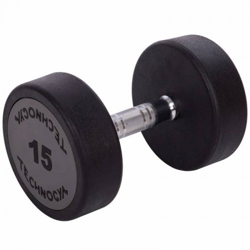Гантель цільна професійна TechnoGym 1х15кг, код: LN-1254-15-S52 Гантель цільна професійна TechnoGym 1х15кг, код: LN-1254-15-S52