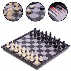 Шахматы, шашки, нарды 3 в 1 ChessTour, код: IG-38810