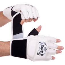 Рукавички для змішаних єдиноборств MMA Top King Ultimate шкіряні M, білий, код: TKGGU_MW Рукавички для змішаних єдиноборств MMA Top King Ultimate шкіряні M, білий, код: TKGGU_MW