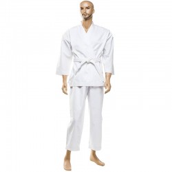 Кімоно карате PlayGame Tiger (рубчик), 10oz, зріст 190 см, білий, код: KT190-WS Кімоно карате PlayGame Tiger (рубчик), 10oz, зріст 190 см, білий, код: KT190-WS