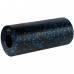 Масажний ролик (роллер) гладкий PowerPlay 2 in 1 EPP Foam Roller 330x140 мм, чорний-синій, код: PP_4348_Blue_(33x14)