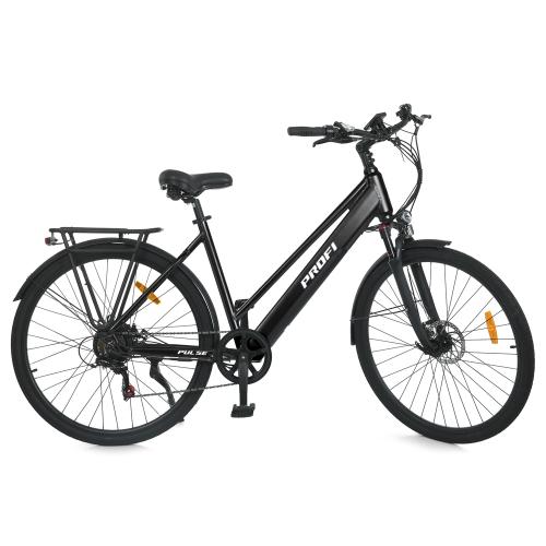 Електровелосипед міський Profi Pulse (350 Вт; 10А*год;), колеса 28", чорний, код: 6903317717699