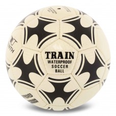 М"яч футбольний Tenth Ballonstar №5 PU, білий-чорний, код: FB-7937-S52