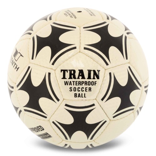 М"яч футбольний Tenth Ballonstar №5 PU, білий-чорний, код: FB-7937-S52
