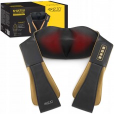 Накидка-масажер 4Fizjo Shiatsu Pro+ для шиї та спини Black/Gold, код: P-5907739312358