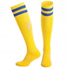 Гетри футбольні Norva розмір 40-45, жовтий-синій, код: CO-3256_YBL