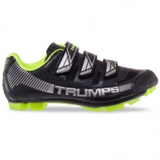 Велотуфлі МТБ Tiebao Trumps розмір 43-EUR/42-UKR, чорний-салатовий, код: TO-9856_42