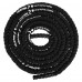 Канат для кросфіту в захисному рукаві LiveUp Battle Rope 9м, чорний, код: LP8172-9