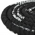 Канат для кросфіту в захисному рукаві LiveUp Battle Rope 9м, чорний, код: LP8172-9