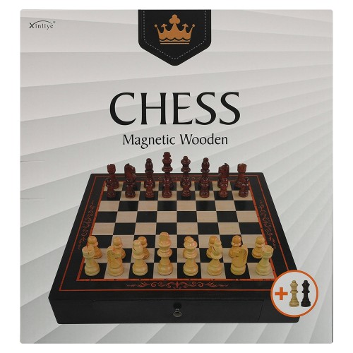 Шахи настільна гра на магнітах Xinliye 240x240 мм, дерево, код: W3301M