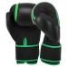 Боксерські рукавиці Hard Touch 12 унцій, чорний-зелений, код: BO-4250_12BKG