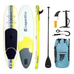 Падлборд SUP дошка з аксесуарами 320 см inSPORTline WaveTrip 10"6" G3, код: 26296-IN Падлборд SUP дошка з аксесуарами 320 см inSPORTline WaveTrip 10"6" G3, код: 26296-IN