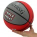 М"яч баскетбольний гумовий Spalding Triple Threat №7, сірий-червоний, код: 84546Z