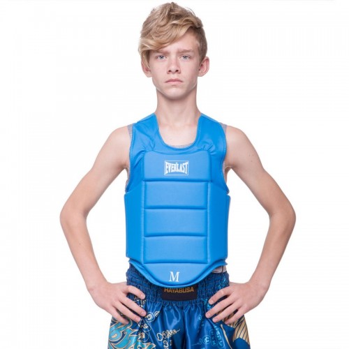 Захист корпусу для карате дитяча Everlast L (12-14 років), синій, код: BO-3951_LBL