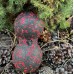 Масажний м"яч подвійний PowerPlay Epp Foam peanut Ball 160х80 мм, чорний-червоний, код: PP_4352_Red_8x16