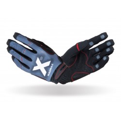Рукавички для фітнесу MadMax MXG-102 X Gloves Black/Grey/White XL, код: MXG-102-GRY_XL