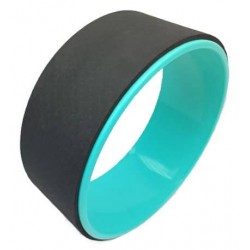 Колесо для йоги EasyFit TPE 33 см чорно-м"ятне, код: EF-1824-BkM-EF Колесо для йоги EasyFit TPE 33 см чорно-м"ятне, код: EF-1824-BkM-EF