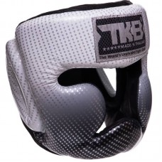 Шолом боксерський з повним захистом шкіряна Top King  Super Star S срібний, код: TKHGSS-01_SGR-S52