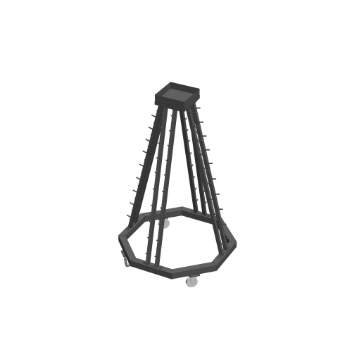 Стійка під гантелі Brustyle мобільна, код: TC153.1 Стійка під гантелі Brustyle мобільна, код: TC153.1