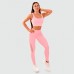 Легінси жіночі GymBeam Clothing Mesh Panel Pink L, рожевий, код: 220034-GB