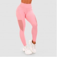 Легінси жіночі GymBeam Clothing Mesh Panel Pink L, рожевий, код: 220034-GB