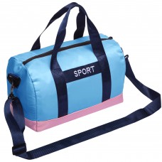 Сумка для спортзалу SP-Sport Sport блакитний-рожевий, код: LLW7103_NP-S52