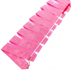Стрічка для художньої гімнастики FitGo Lingo рожевий, код: C-3248_P