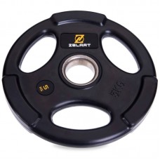 Млинці (диски) обгумовані Modern з потрійним хватом 5 кг, код: TA-2673-5-S52 Млинці (диски) обгумовані Modern з потрійним хватом 5 кг, код: TA-2673-5-S52