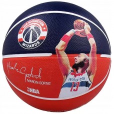 М"яч баскетбольний Spalding NBA Player Marcin Gortat Size 7, синій-червоний, код: NBA_MG_7