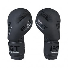 Боксерські рукавички FGT Mate, шкіра, 12oz, чорний, код: FT2M-12-WS