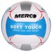 М"яч волейбольний Merco Soft Touch, розмір 5, білий-сірий-блакитний, код: 8591792369311